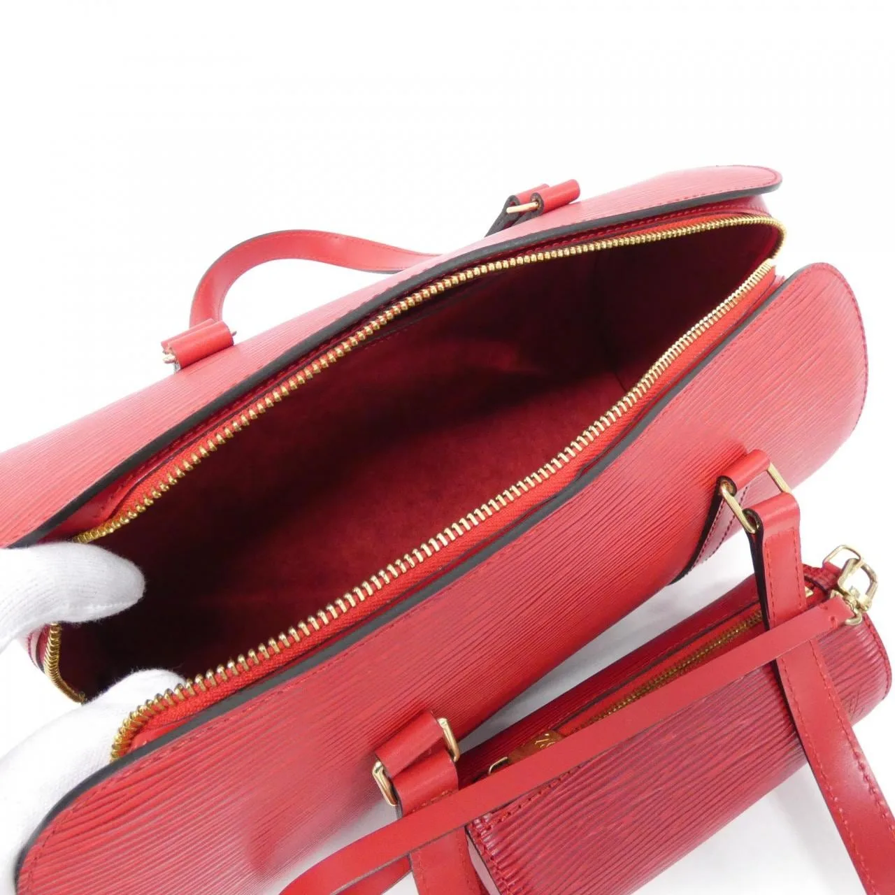 LOUIS VUITTON M52227 Handbag Epi 紅色 Epi 中古品A - 縮圖 9