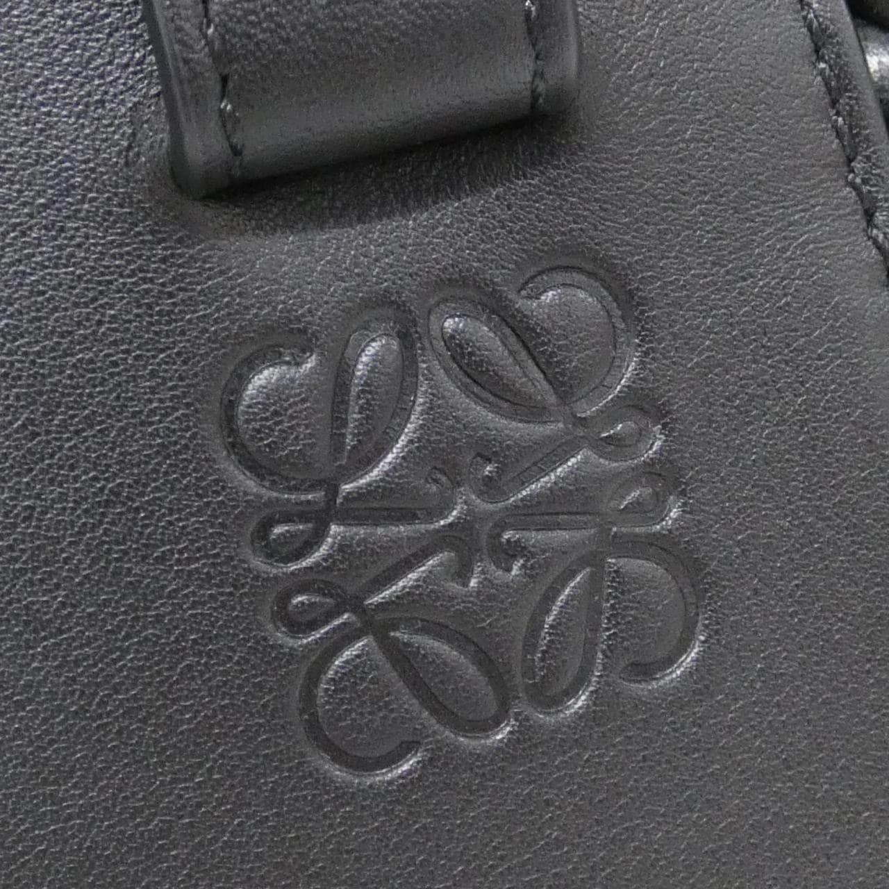 LOEWE Hammock A538H13X36 Shoulder Bag Leather Black Leather - Thumbnail 4