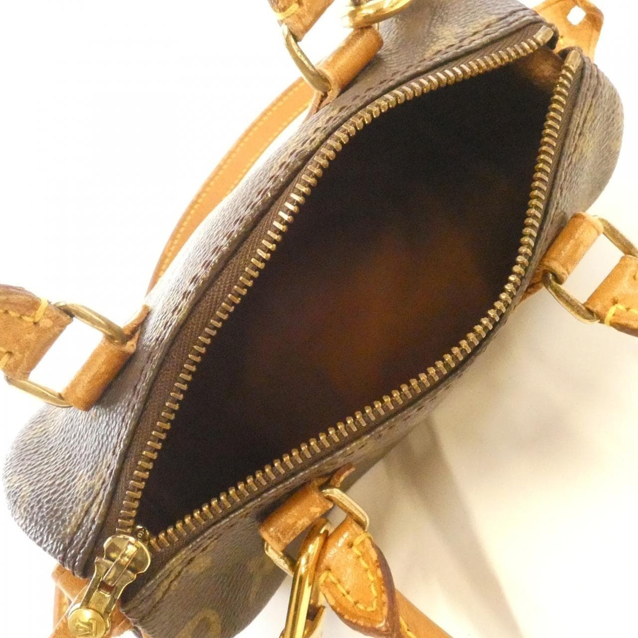 LOUIS VUITTON Speedy M41534+J00145 Boston Bag Monogram Black Monogram - Thumbnail 8