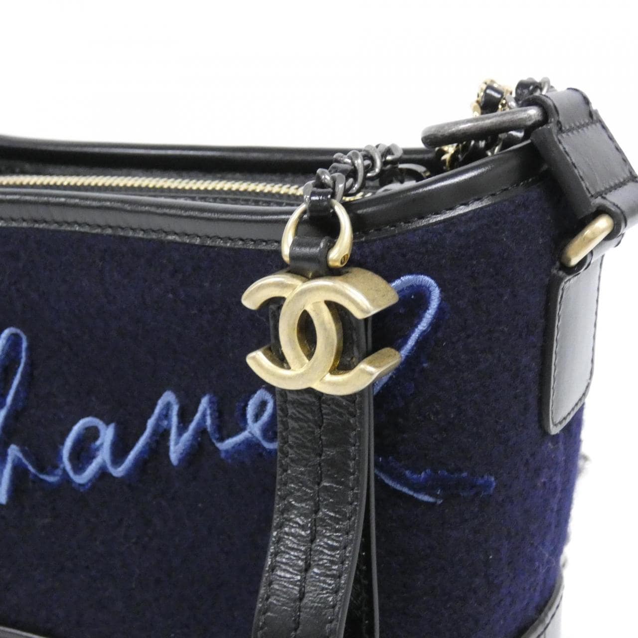 CHANEL Gabrielle 91810 Shoulder Bag 黑色 中古品A - 縮圖 7