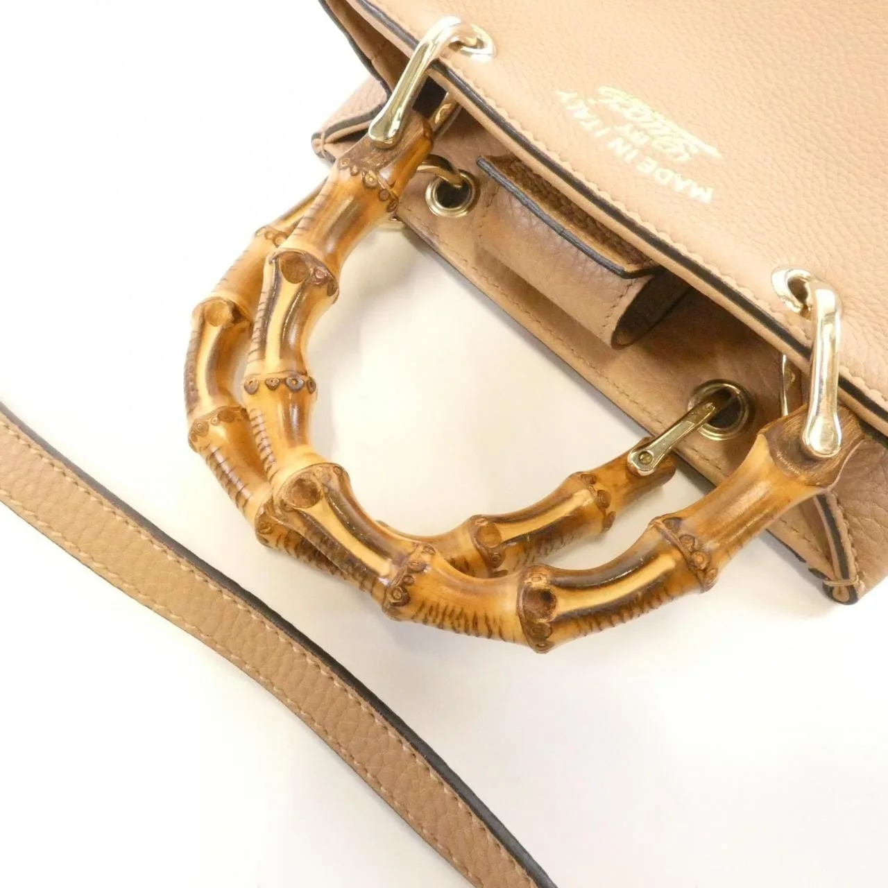 GUCCI 368823 A7M0G Handbag Leather Black Leather Rank A - Thumbnail 6