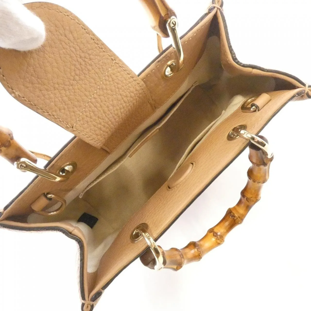 GUCCI 368823 A7M0G Handbag Leather Black Leather Rank A - Thumbnail 7