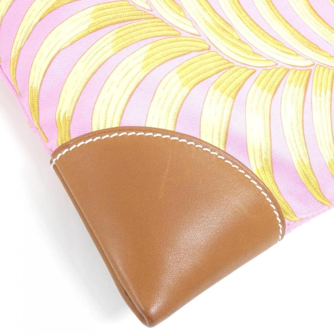 HERMES Silky City 056096CC Shoulder 粉色 中古品A - 縮圖 4