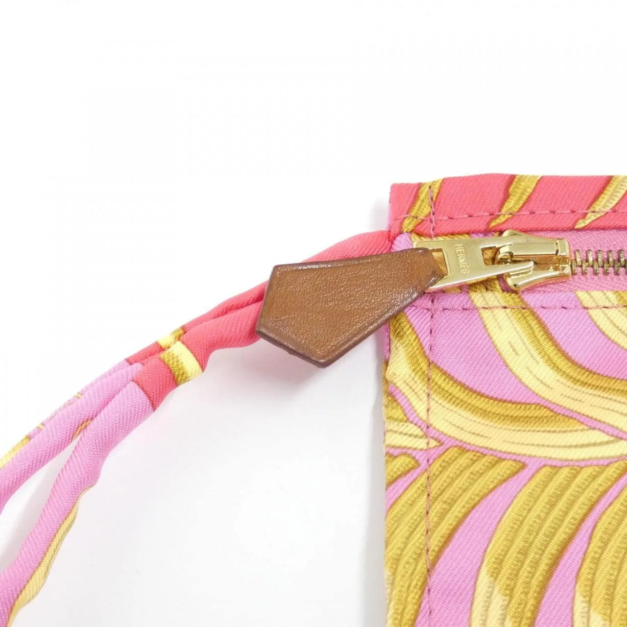 HERMES Silky City 056096CC Shoulder 粉色 中古品A - 縮圖 8