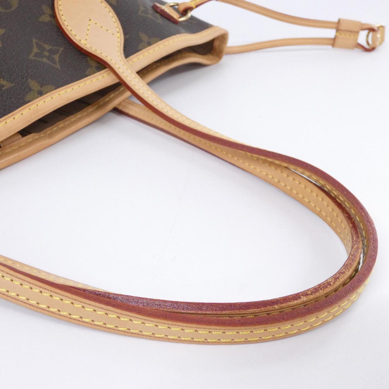 LOUIS VUITTON Neverfull M40155 Bag Monogram 黑色 Monogram 中古品A - 縮圖 6