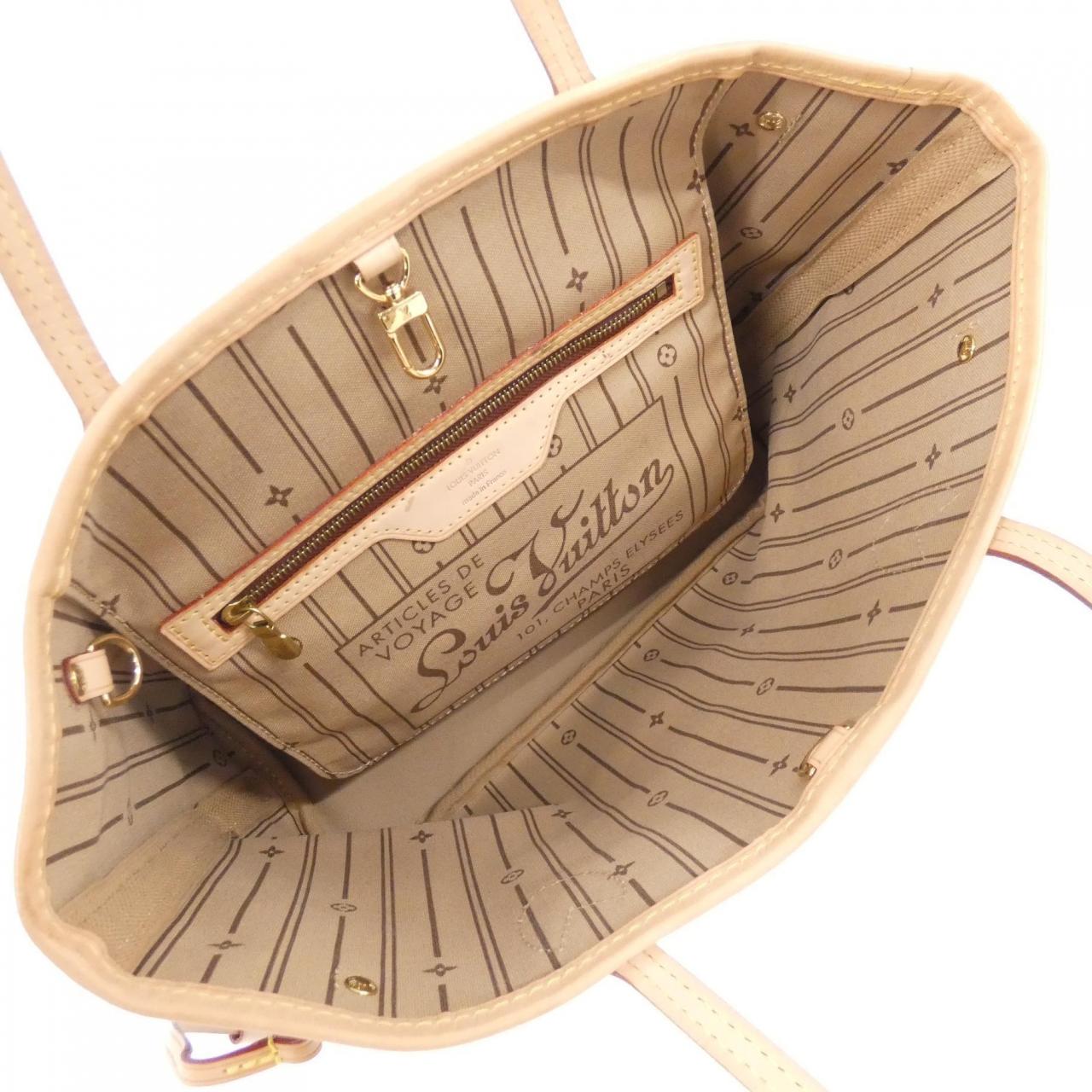 LOUIS VUITTON Neverfull M40155 Bag Monogram 黑色 Monogram 中古品A - 縮圖 8