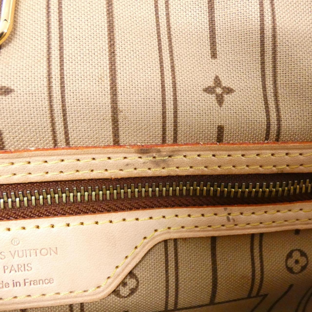 LOUIS VUITTON Neverfull M40155 Bag Monogram 黑色 Monogram 中古品A - 縮圖 9