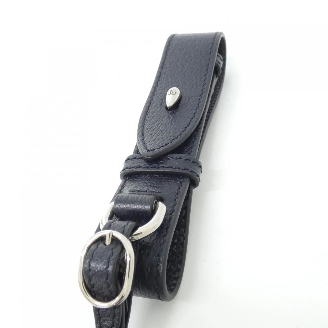 GUCCI 739863 DJ20N Wallet Leather 黑色 皮革 中古品A - 縮圖 4