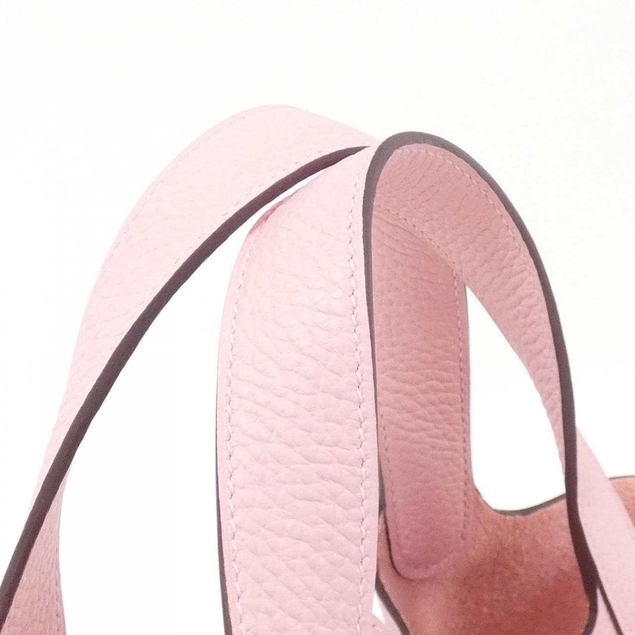 HERMES HERMÈS Picotin 056289CK Bag Clemence 黑色 Clemence 皮 - 縮圖 5