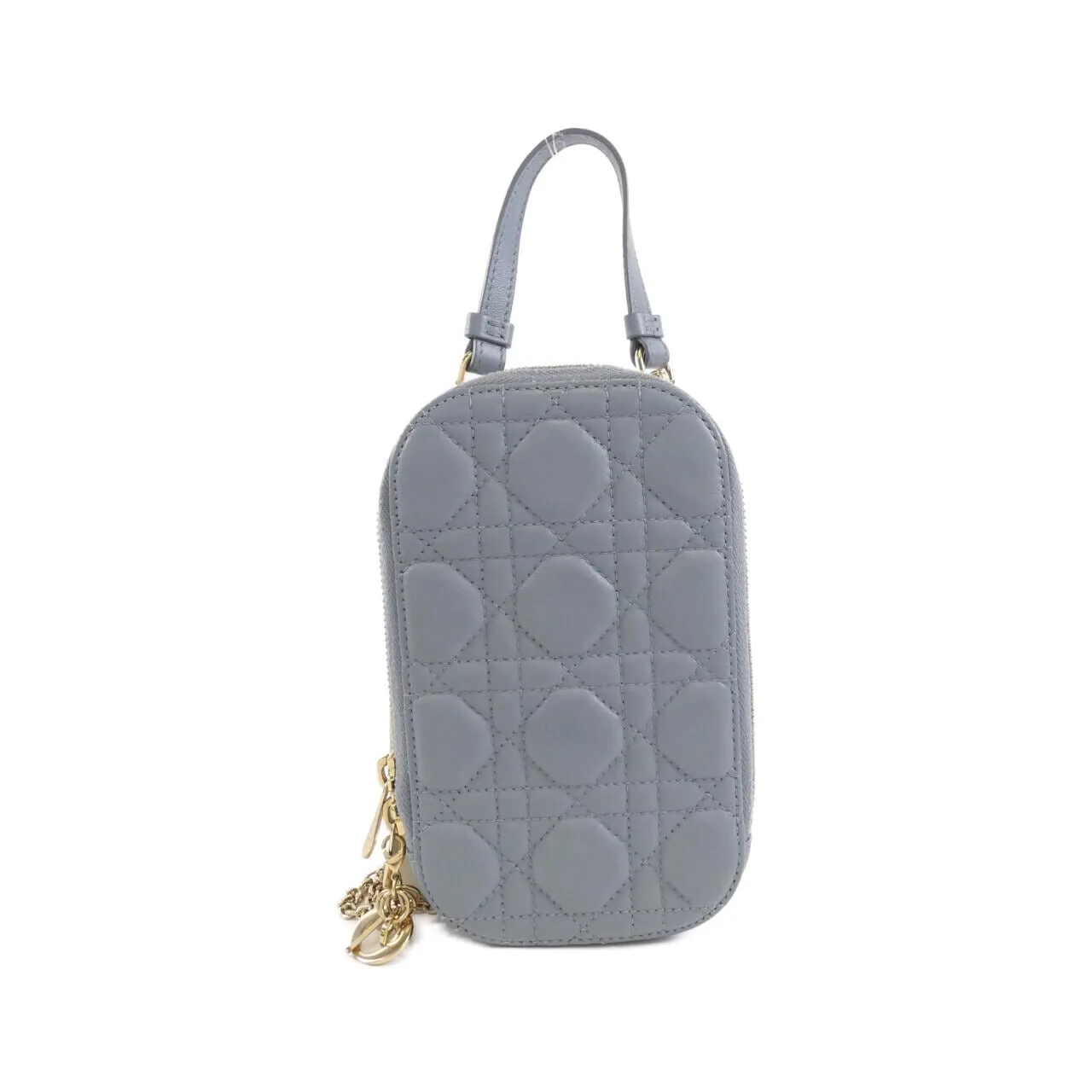 DIOR Lady Dior S0872ONMJ Coin Purse Lambskin Black