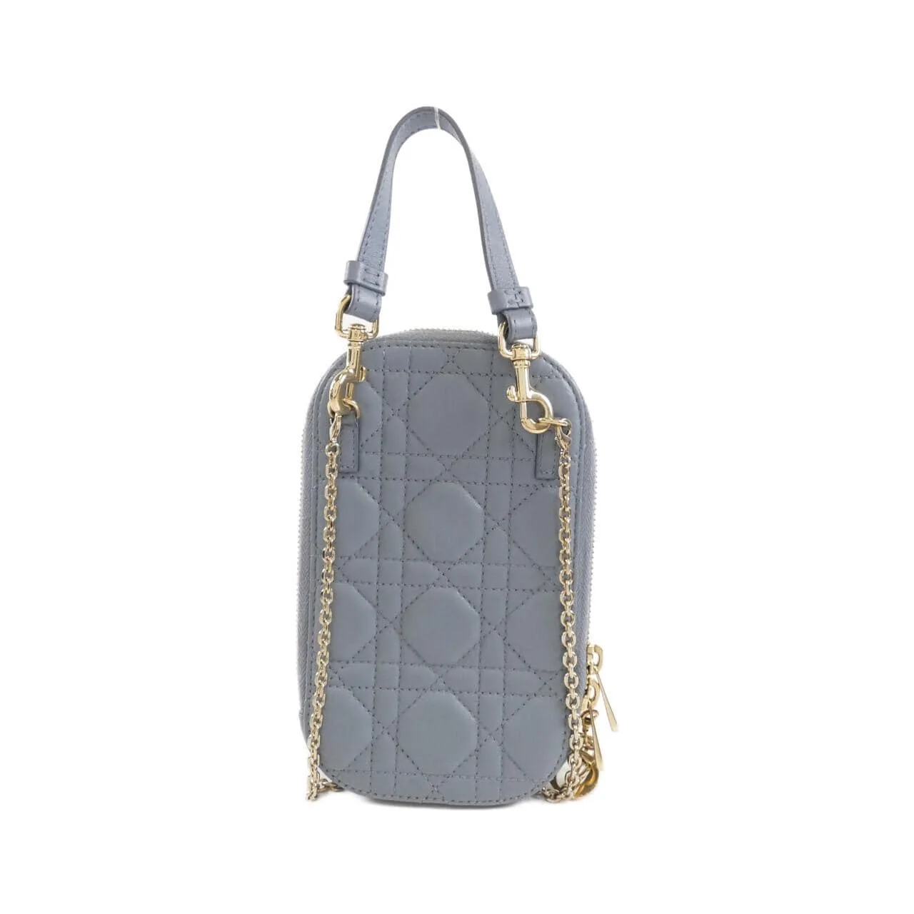 DIOR Lady Dior S0872ONMJ Coin Purse Lambskin Black Lambskin Rank A - Thumbnail 2