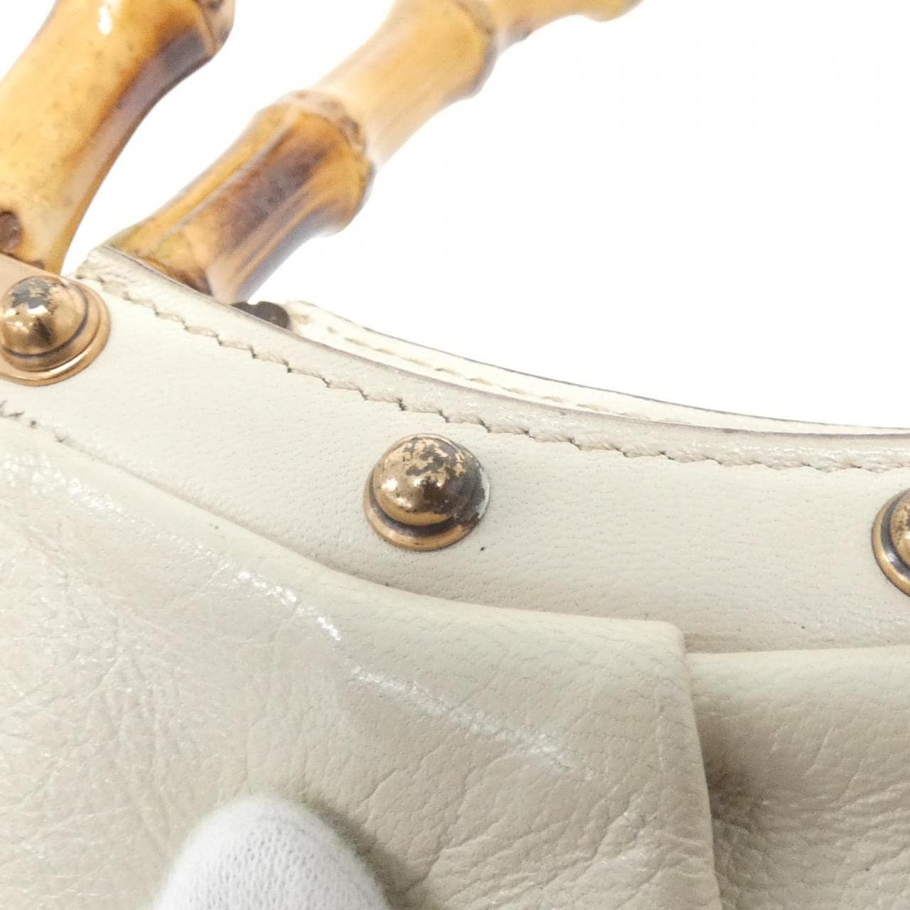 GUCCI 124297 Bag Leather 黑色 皮革 中古品A - 縮圖 6