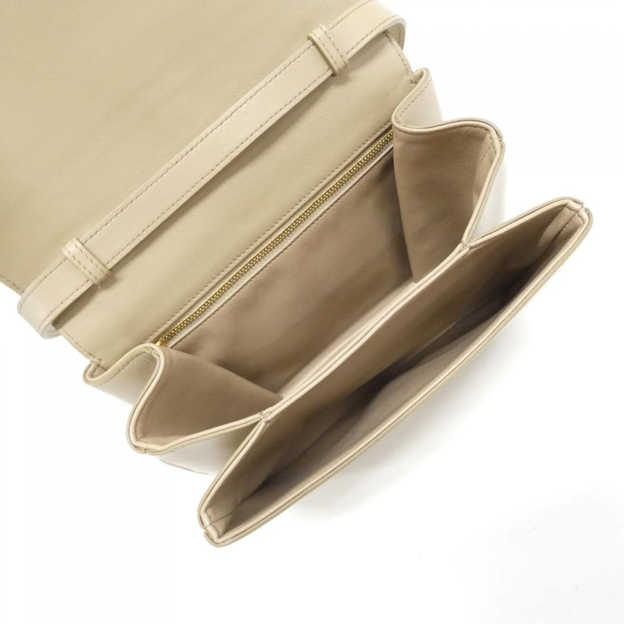 CELINE 196583DK1 Shoulder Bag 米色 中古品A - 縮圖 7
