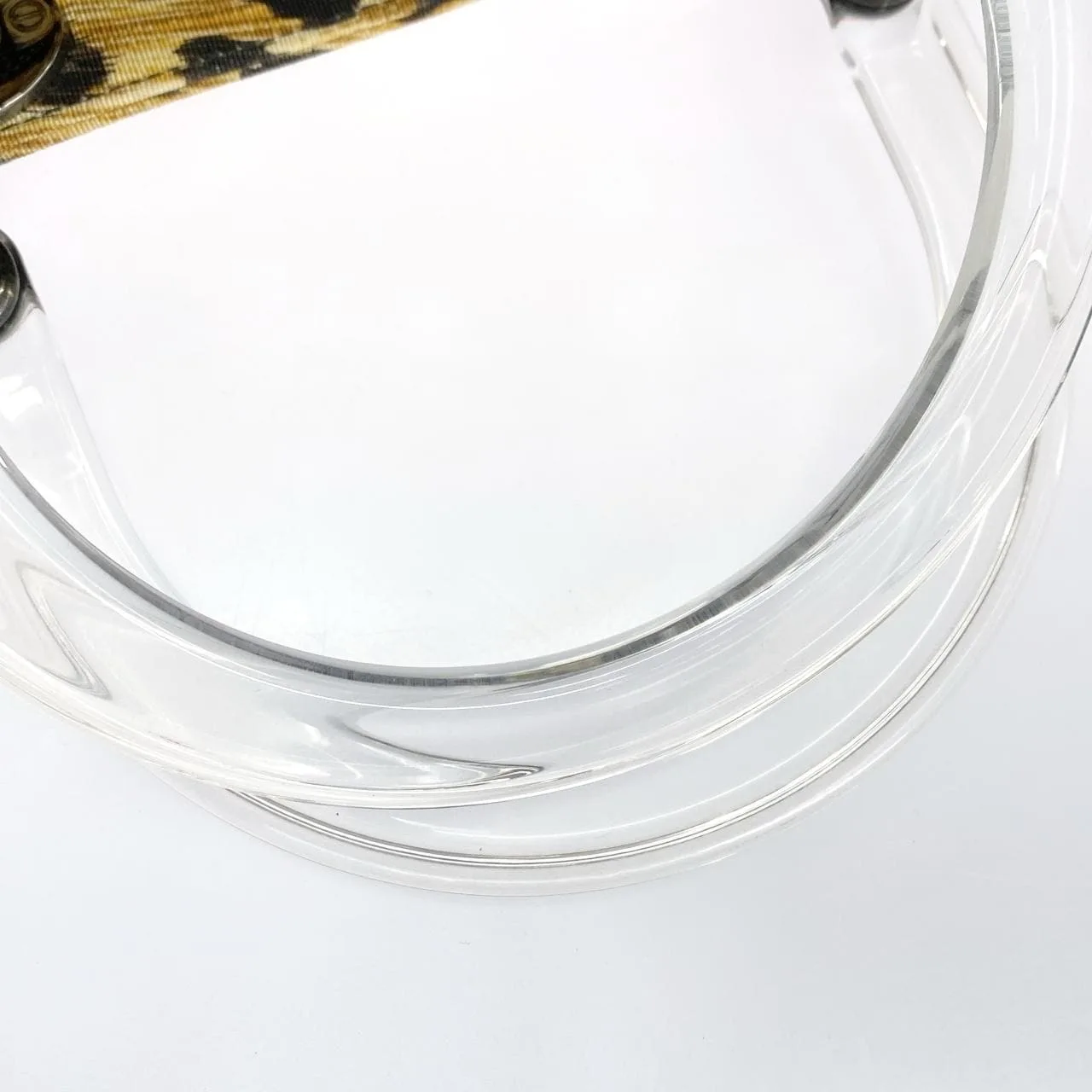 DIOR Lady Dior Handbag Canvas Black Canvas - Thumbnail 7