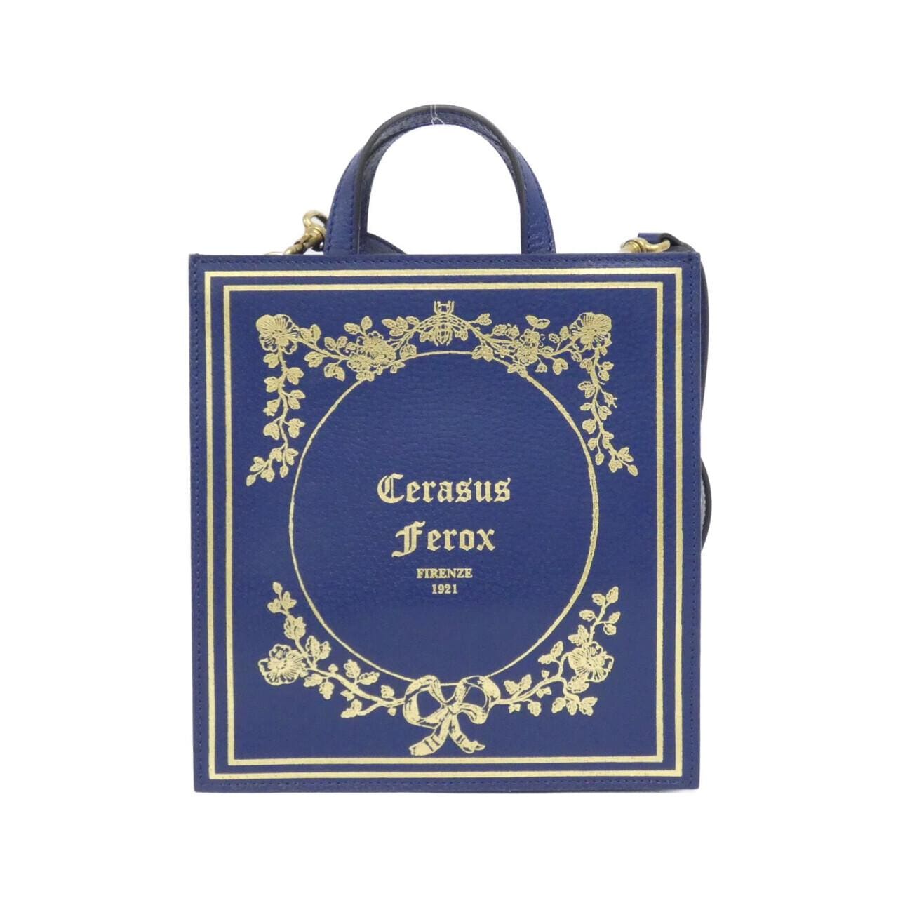 GUCCI 513909 Bag Leather 深藍色 皮革 中古品A - 縮圖 2