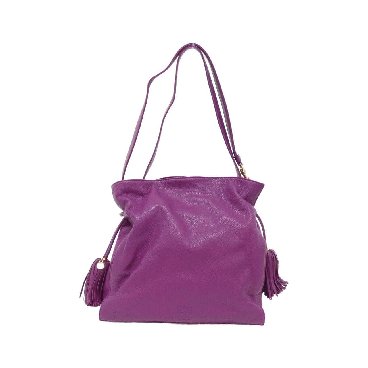 LOEWE Flamenco 380 34 E16 Shoulder Bag Purple