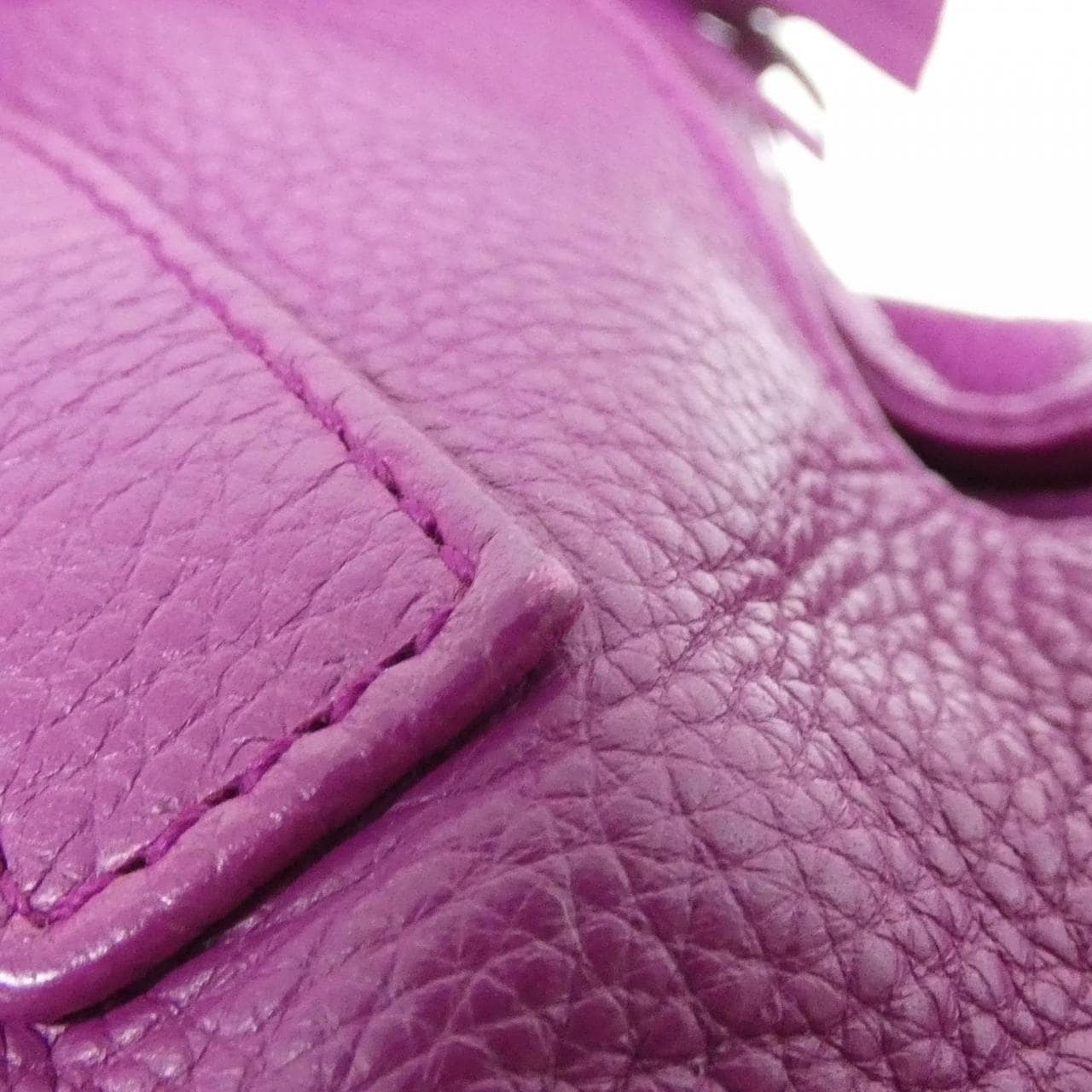 LOEWE Flamenco 380 34 E16 Shoulder Bag 紫色 中古品A - 縮圖 5