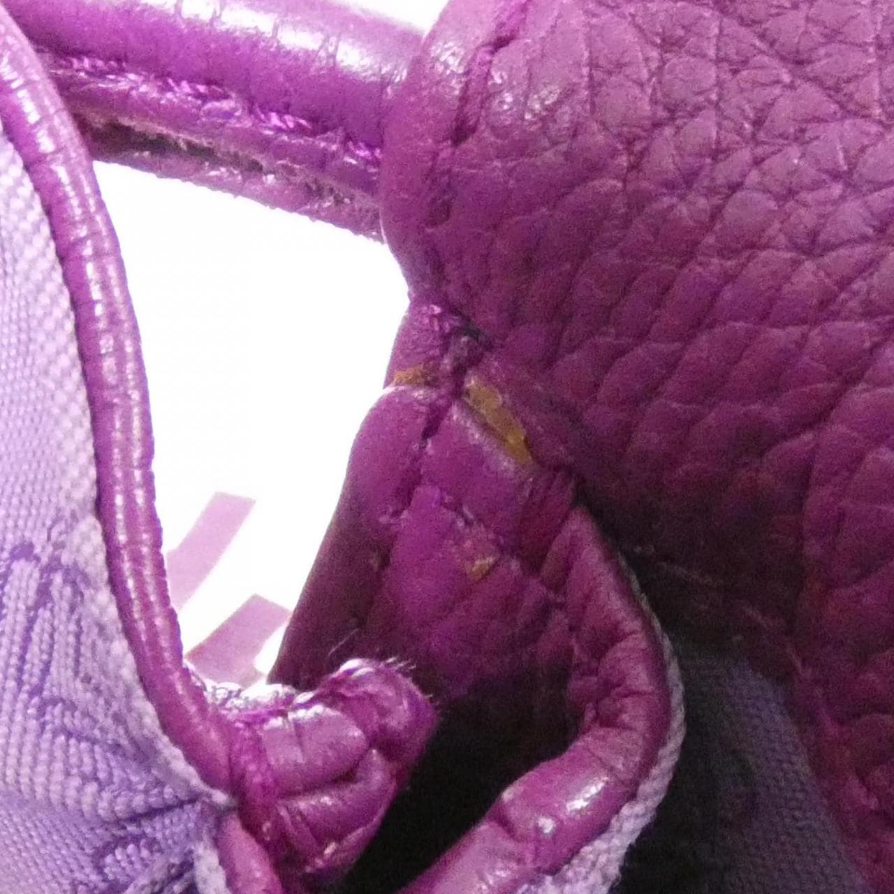 LOEWE Flamenco 380 34 E16 Shoulder Bag 紫色 中古品A - 縮圖 10