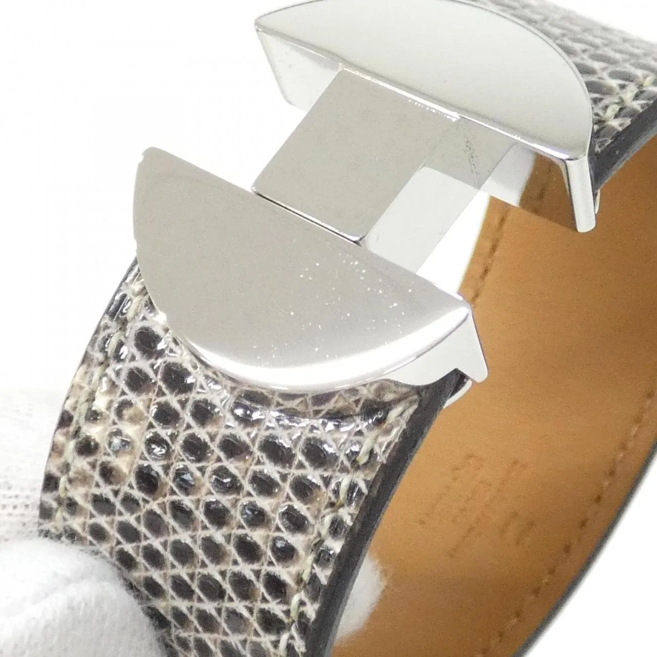 HERMES 078824CK Accessories 黑色 中古品A - 縮圖 3