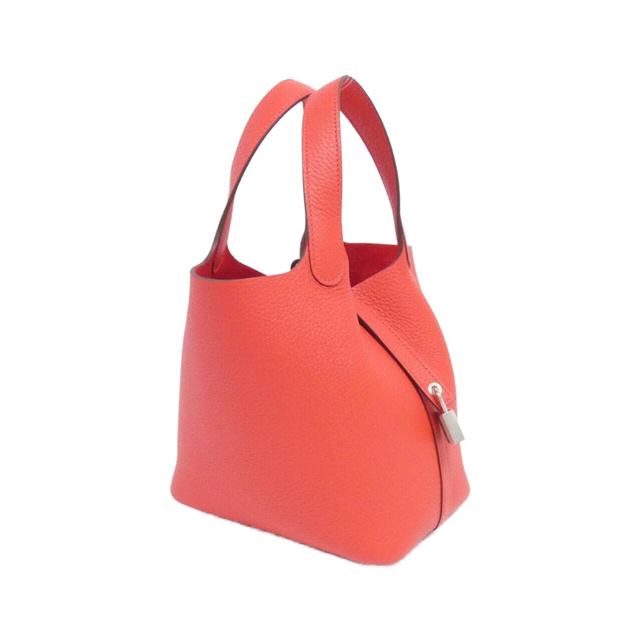 HERMÈS Picotin 056289CK Bag Clemence Rouge