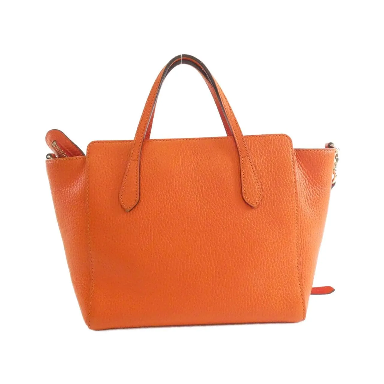 GUCCI 368827 CAO0C Handbag Leather Orange Leather - Thumbnail 2