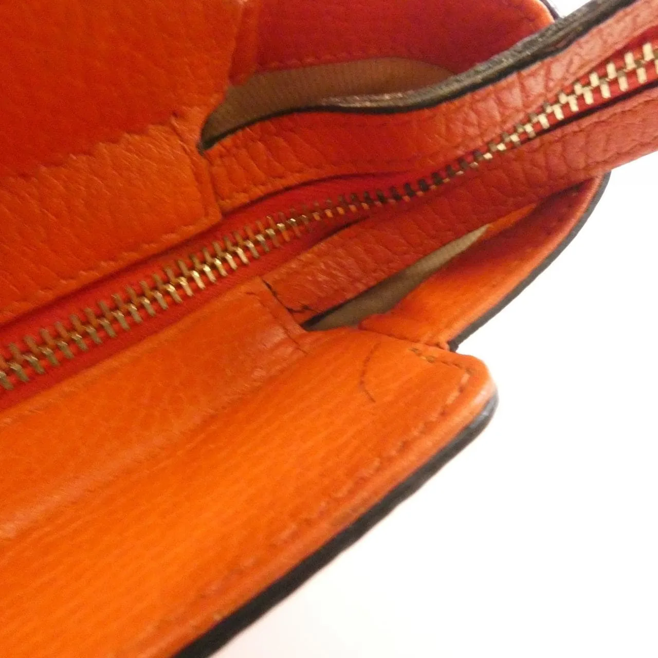 GUCCI 368827 CAO0C Handbag Leather Orange Leather - Thumbnail 4
