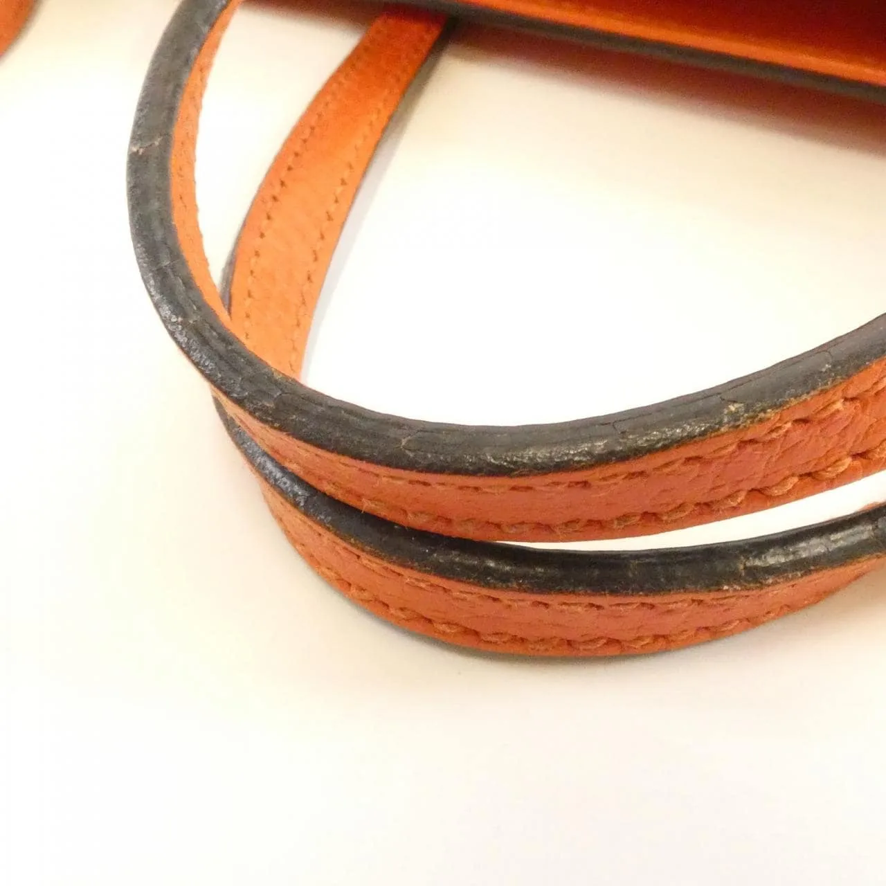 GUCCI 368827 CAO0C Handbag Leather Orange Leather - Thumbnail 7