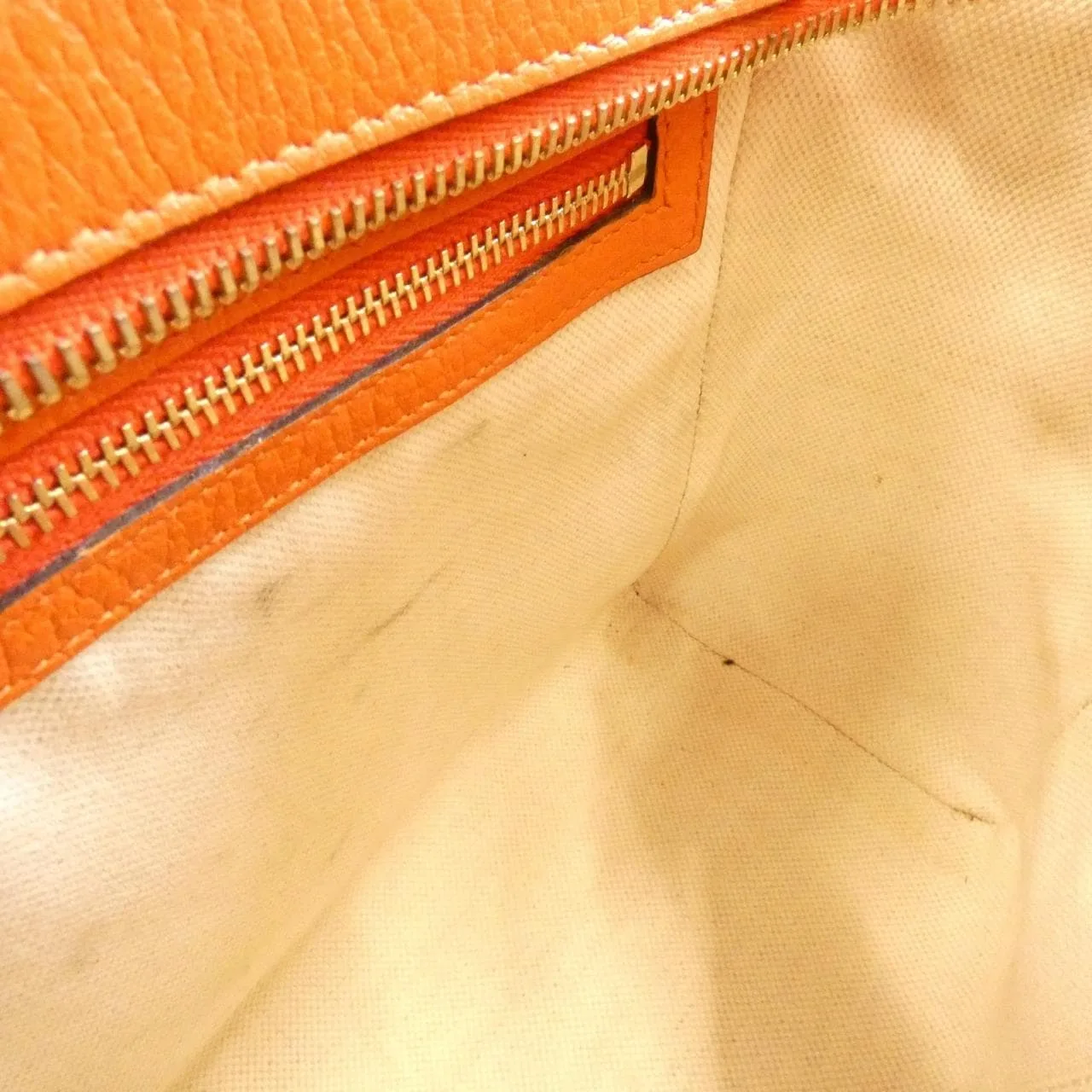 GUCCI 368827 CAO0C Handbag Leather Orange Leather - Thumbnail 9