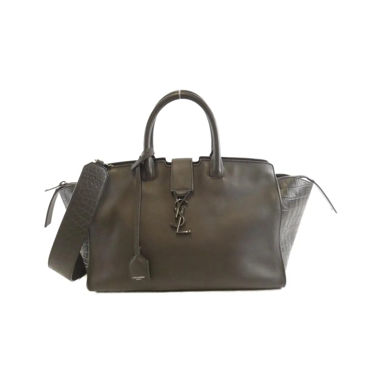 SAINT LAURENT 436832 Handbag Leather Grey