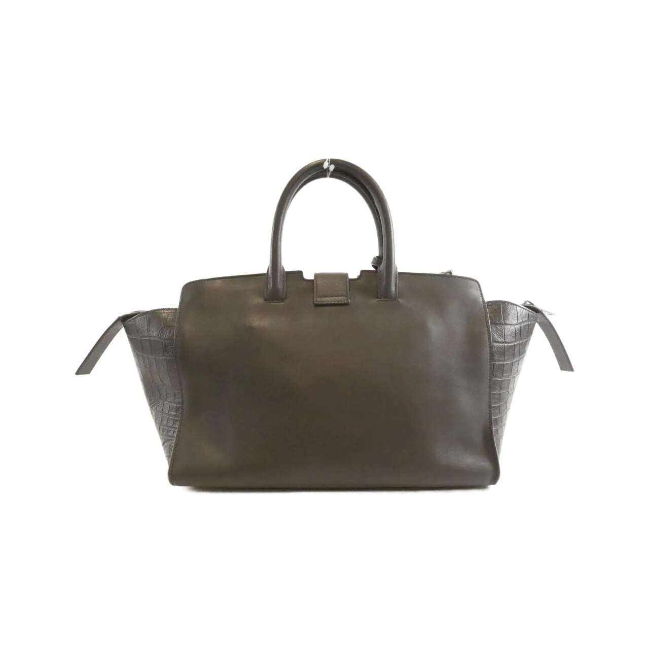 SAINT LAURENT 436832 Handbag Leather Grey Leather - Thumbnail 2