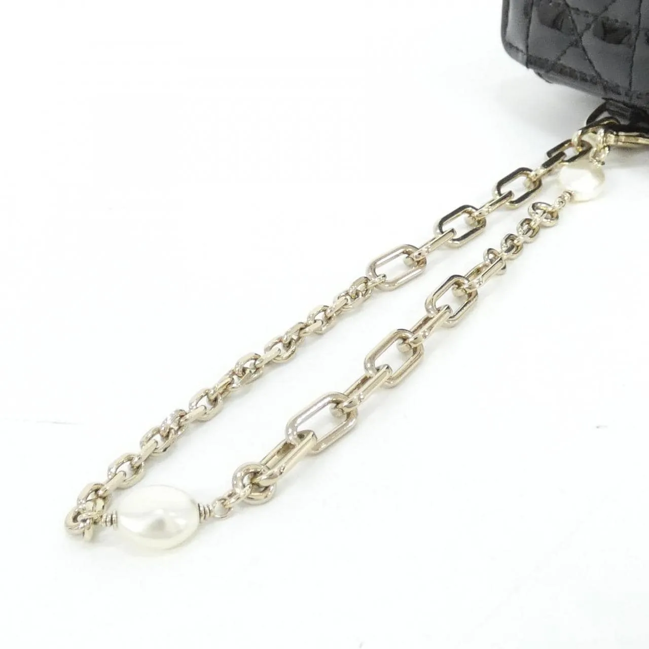 DIOR Lady Dior S0976OVRB Pouch Patent Leather Black Patent Leather Rank A - Thumbnail 6