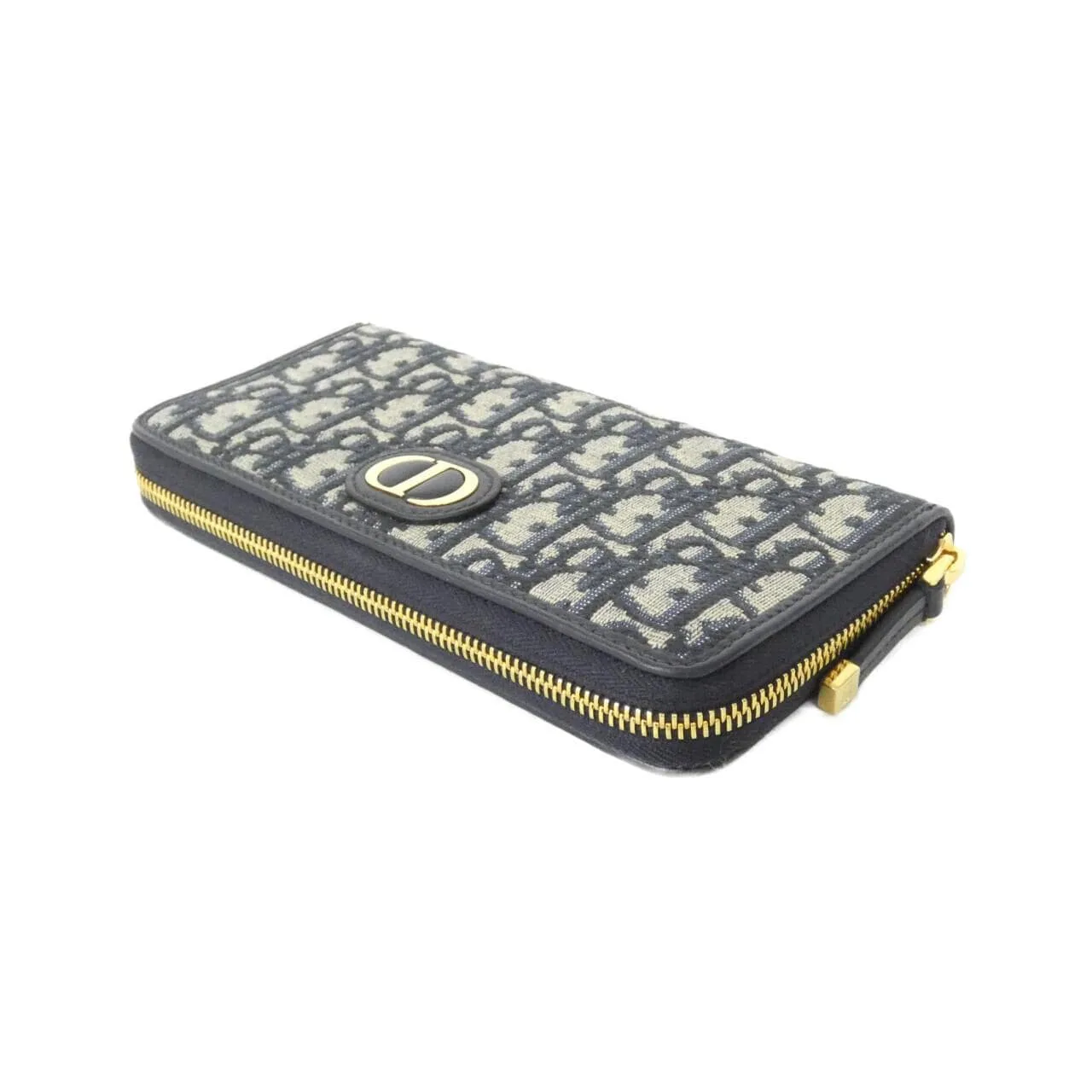 DIOR 30 Montaigne S2094UTZQ Wallet Canvas Black Canvas Rank A - Thumbnail 3