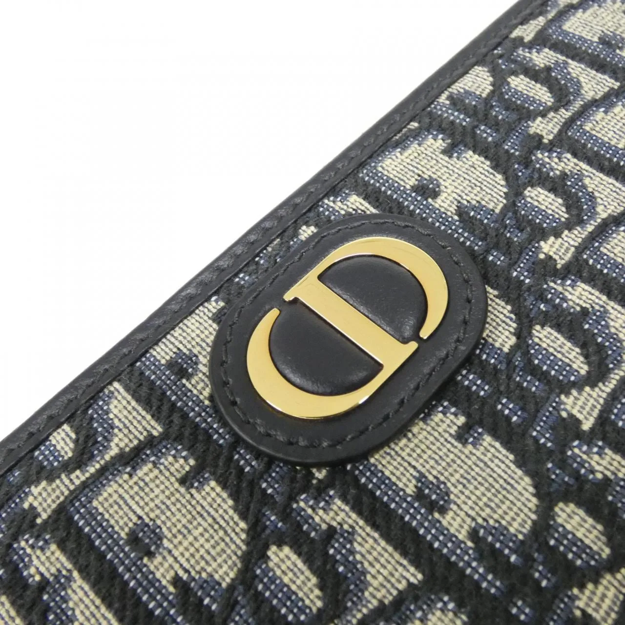 DIOR 30 Montaigne S2094UTZQ Wallet Canvas Black Canvas Rank A - Thumbnail 5