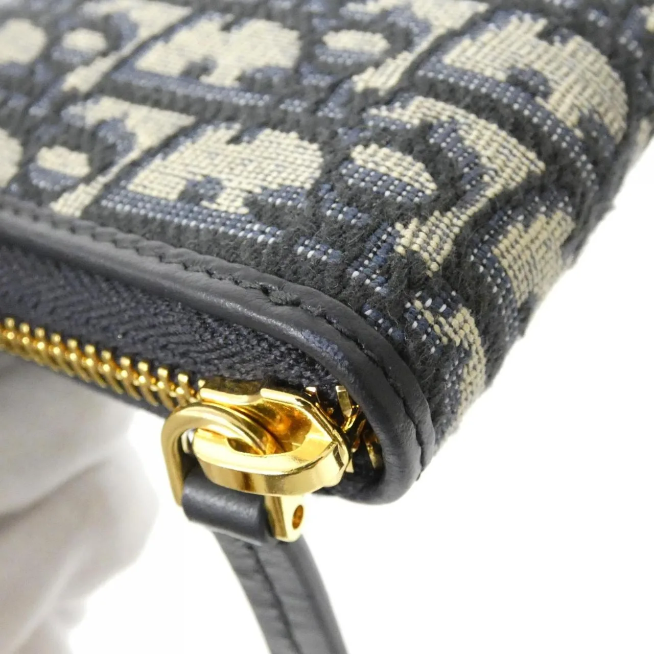 DIOR 30 Montaigne S2094UTZQ Wallet Canvas Black Canvas Rank A - Thumbnail 6