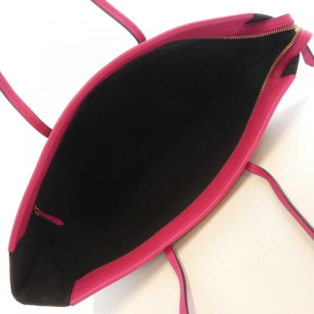 FENDI Sunshine Shopper 8BH185 Q0Z Handbag Canvas Brown Canvas - Thumbnail 5