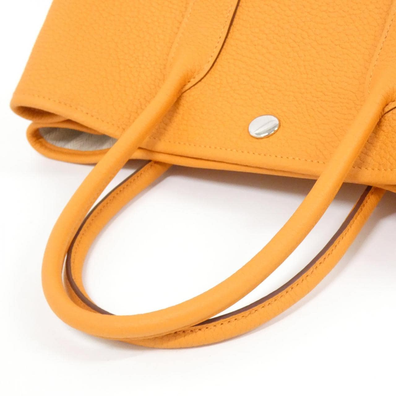 HERMES Garden Party HERMÈS 051568CK Bag Orange Rank A - Thumbnail 3
