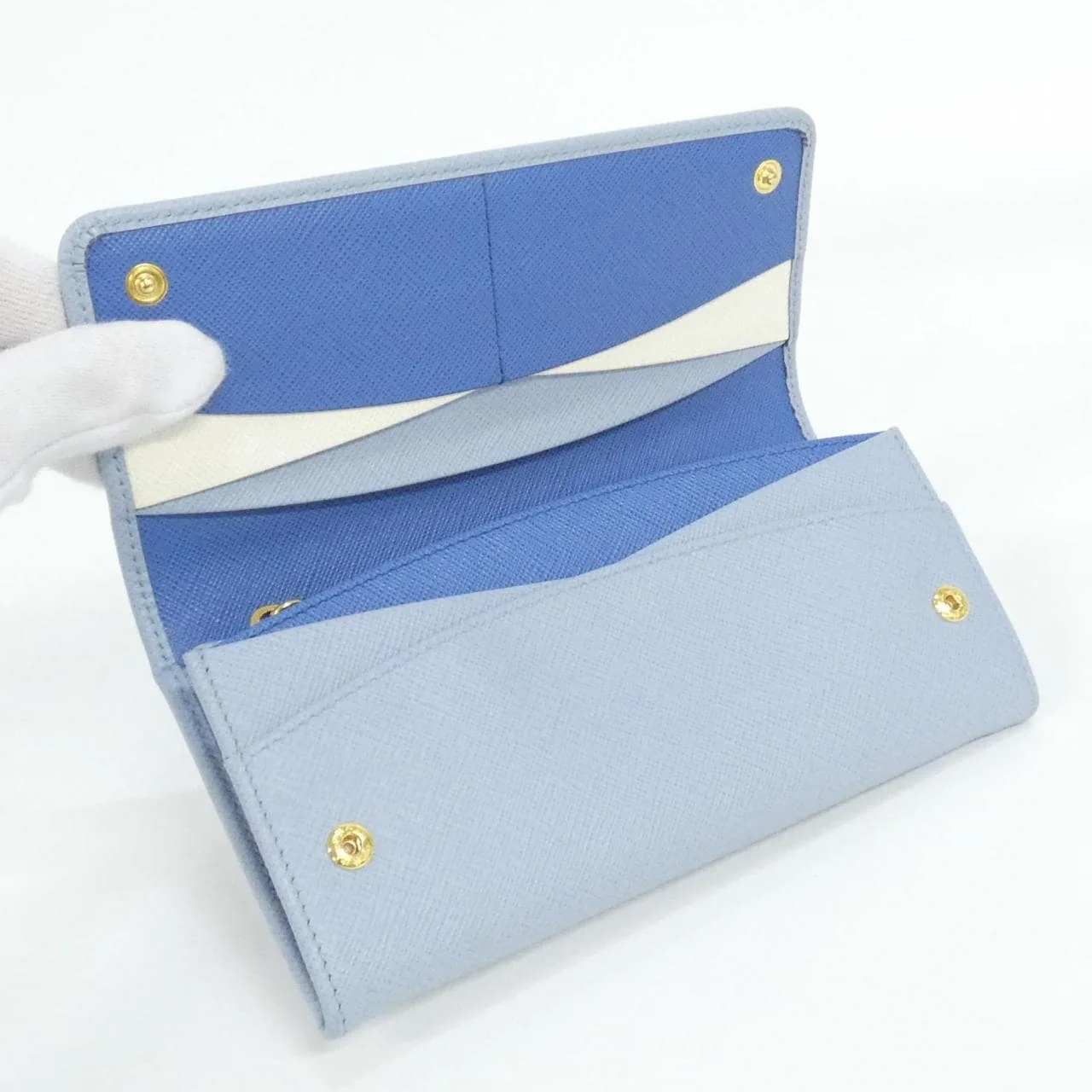 PRADA 1MH132 Wallet Black Rank A - Thumbnail 5