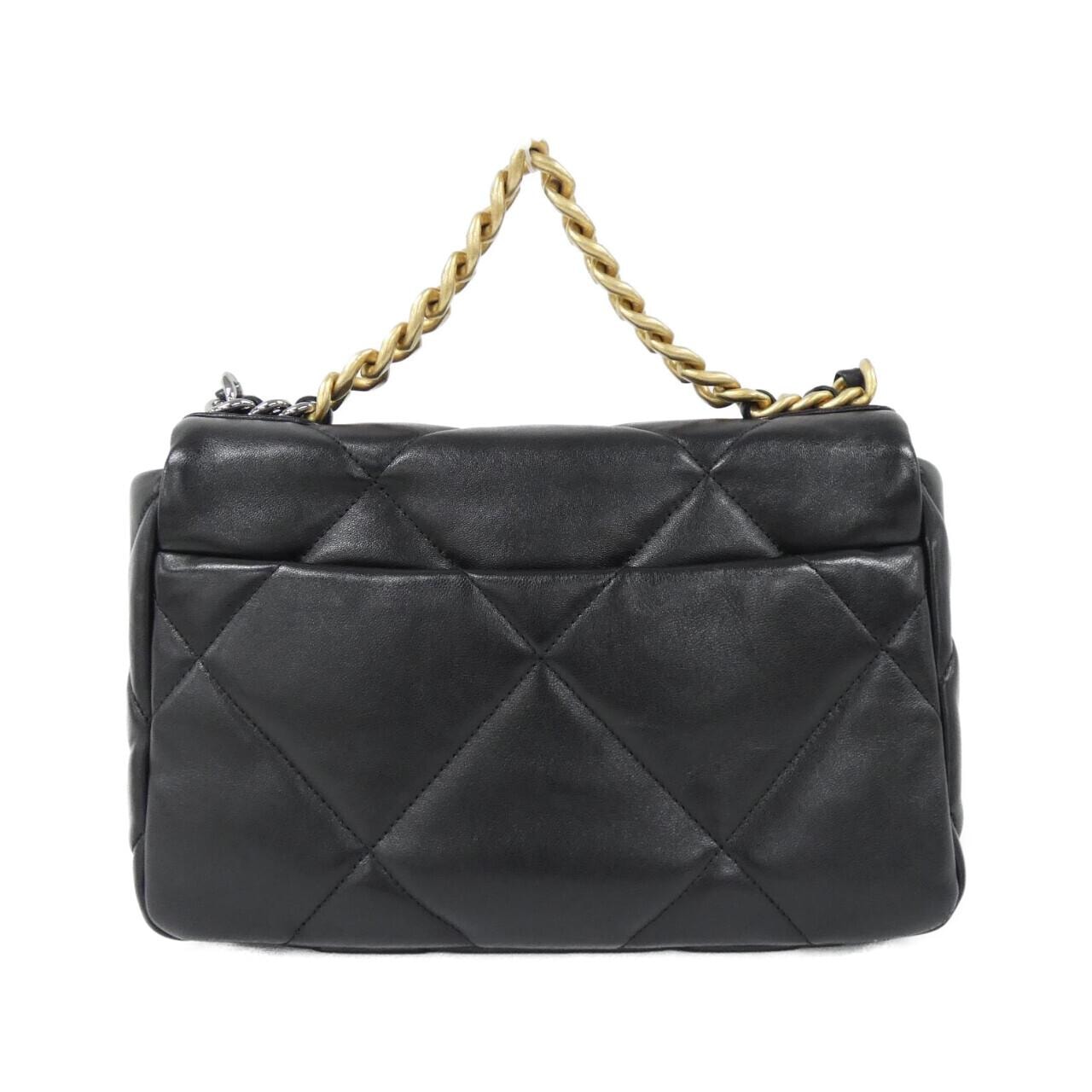 CHANEL Chanel 19 AS1160 Shoulder Bag Lambskin 黑色 羊皮 中古品A - 縮圖 2