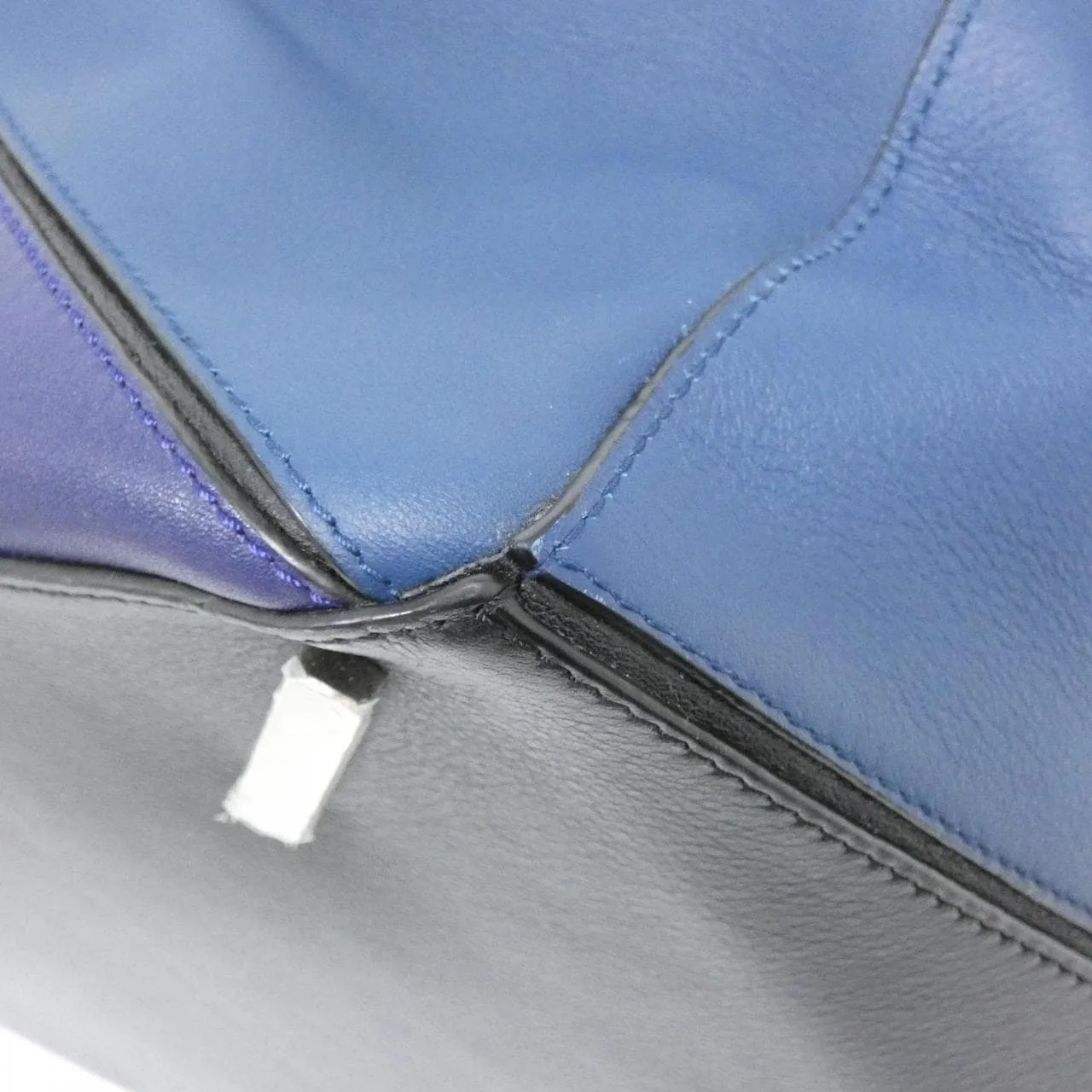 LOEWE Puzzle 322 30UM46 Shoulder 藍色 中古品A - 縮圖 3