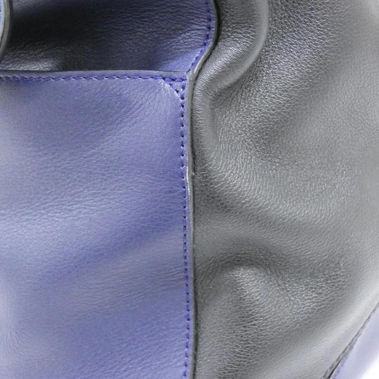 LOEWE Puzzle 322 30UM46 Shoulder 藍色 中古品A - 縮圖 4