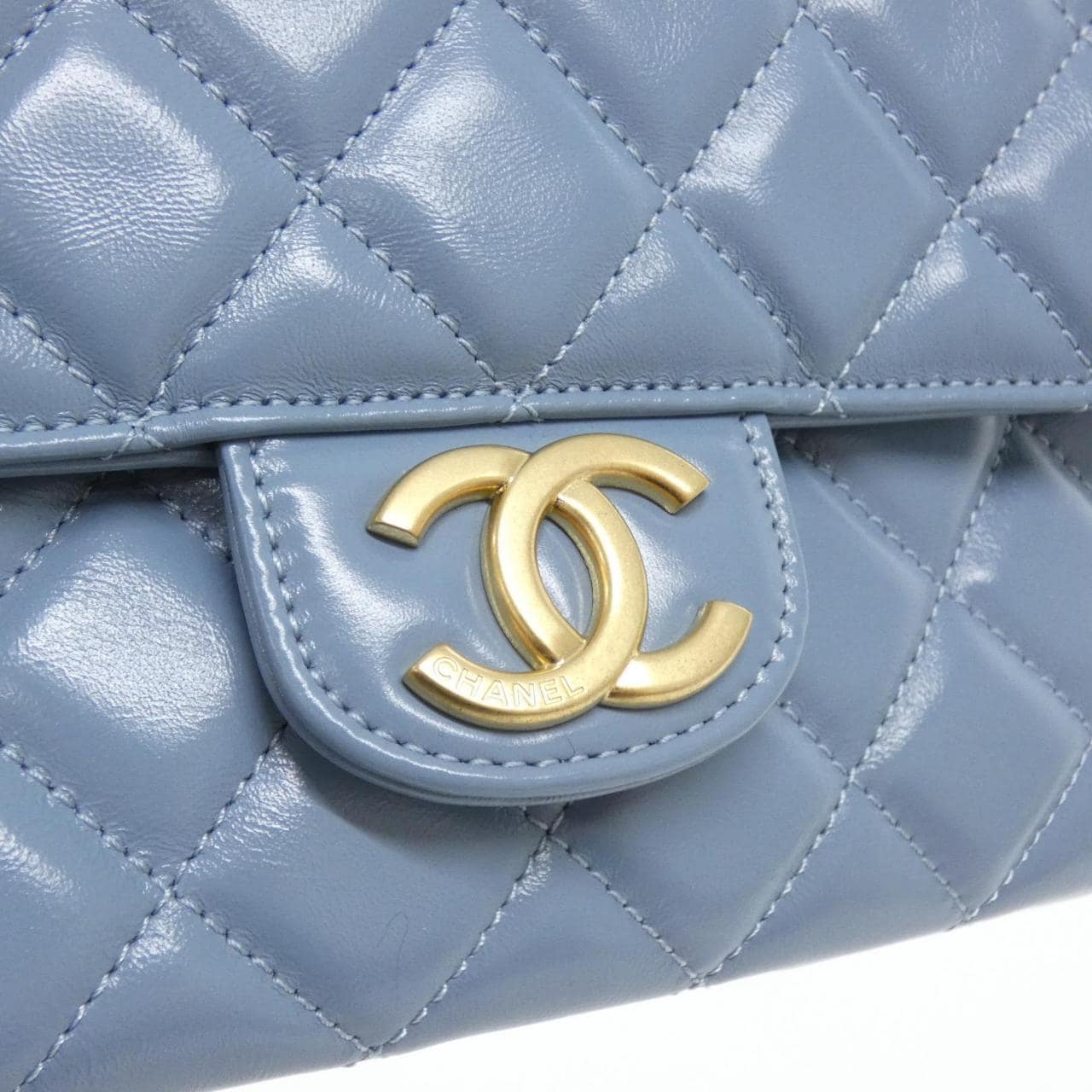 CHANEL AS4322 Shoulder Bag 藍色 中古品A - 縮圖 5