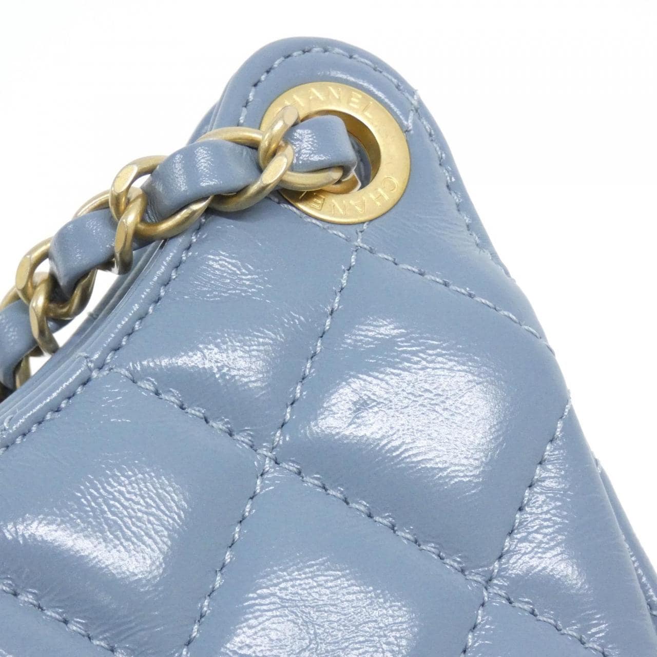 CHANEL AS4322 Shoulder Bag 藍色 中古品A - 縮圖 6