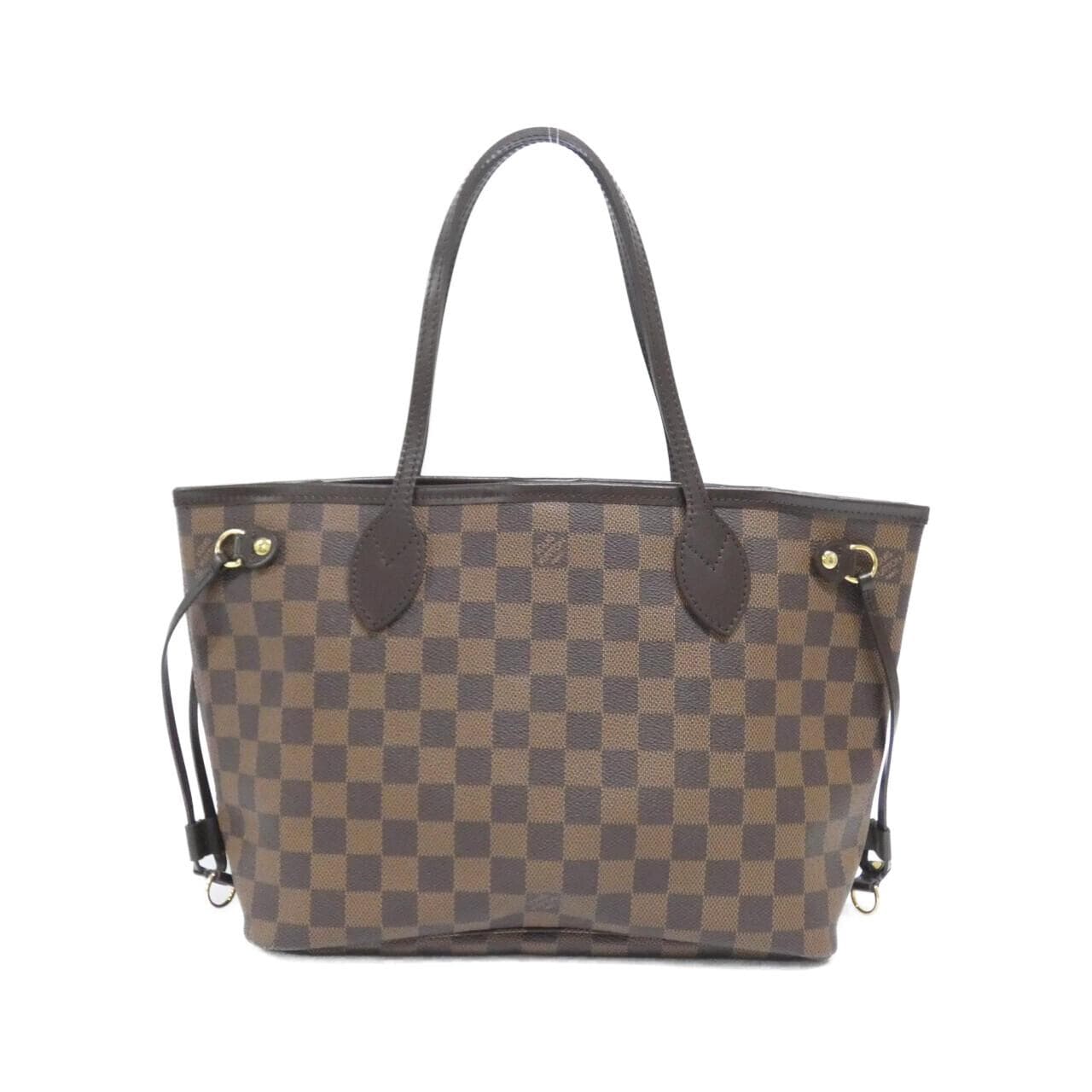 LOUIS VUITTON Neverfull N51109 Tote Damier Black