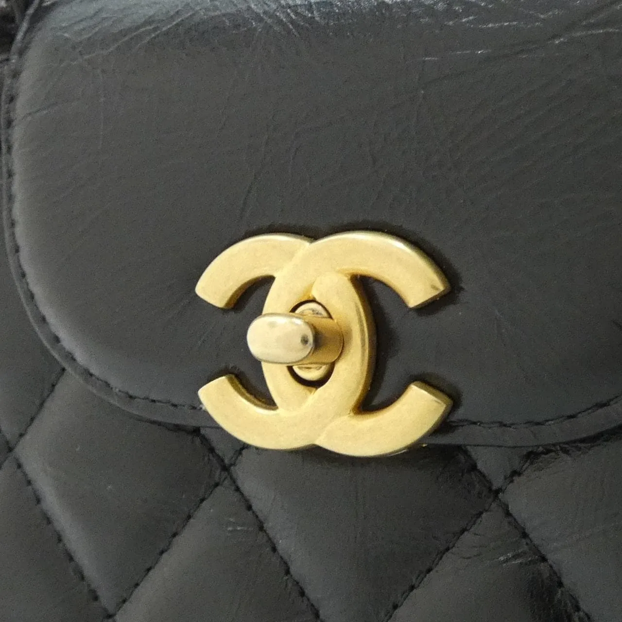 CHANEL AS4416 Handbag Black Rank A - Thumbnail 4