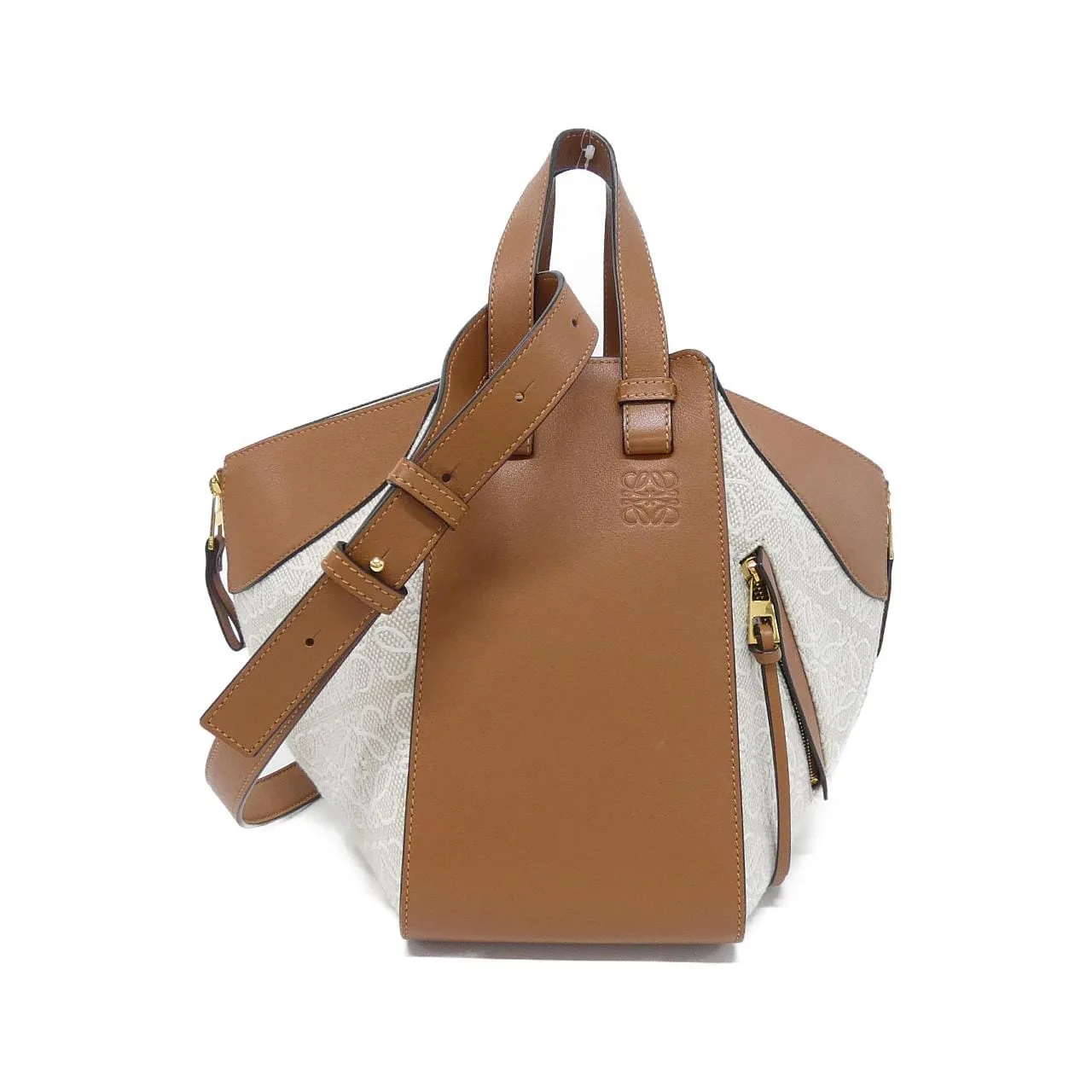 LOEWE Hammock A538S35X29 Shoulder Canvas Black