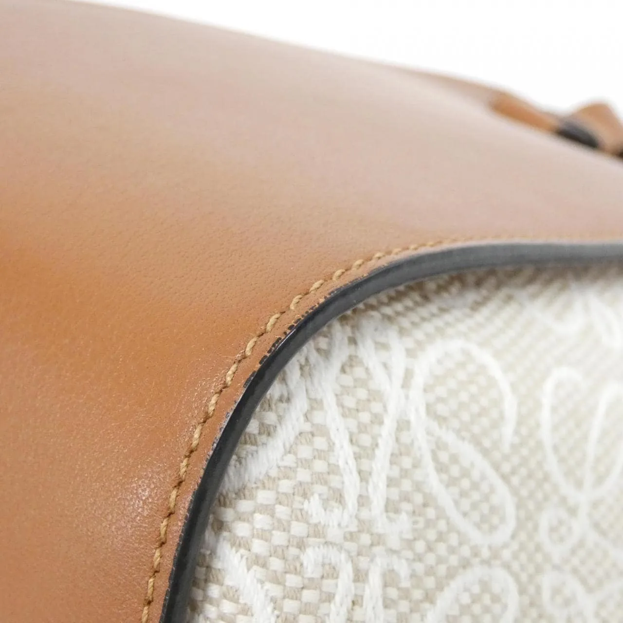 LOEWE Hammock A538S35X29 Shoulder Canvas 黑色 帆布 - 縮圖 4