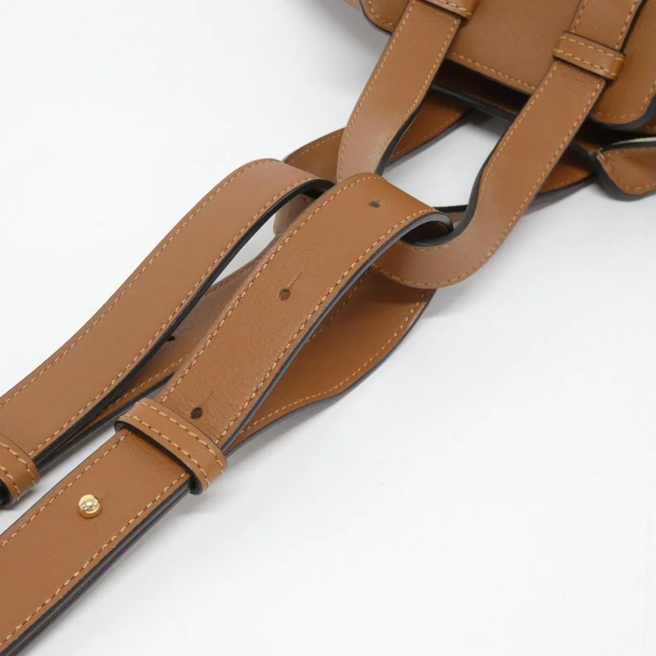 LOEWE Hammock A538S35X29 Shoulder Canvas 黑色 帆布 - 縮圖 6