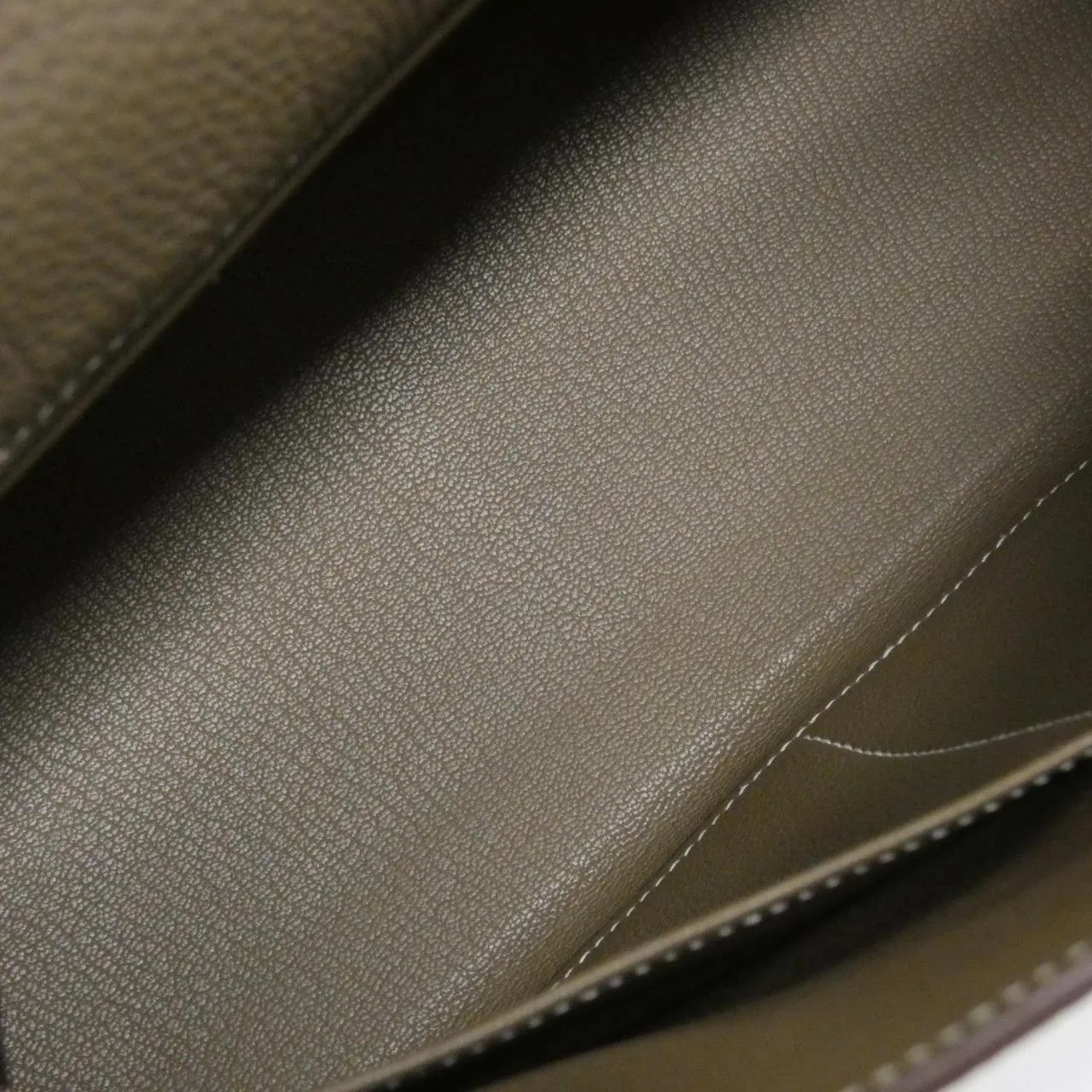 HERMES Kelly 027631CC Handbag Togo Etoupe Togo 牛皮 中古品A - 縮圖 8