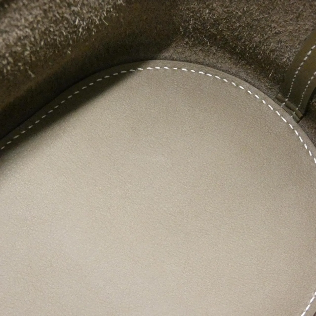 HERMES 084274CK Handbag Clemence Etoupe Clemence Leather Rank A - Thumbnail 7