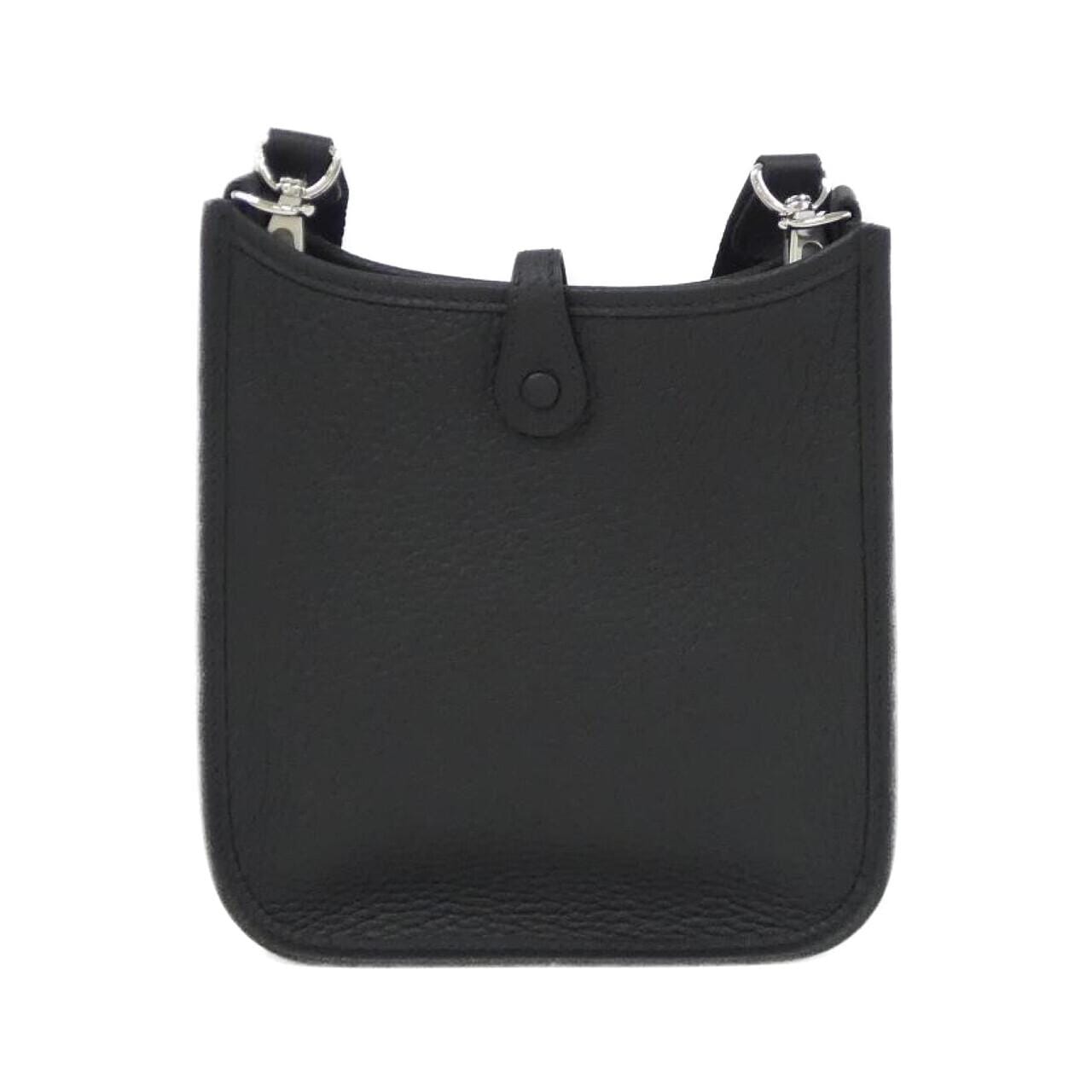 HERMES Evelyne 069426CK Shoulder Clemence 黑色 Clemence 皮 未使用品 - 縮圖 2